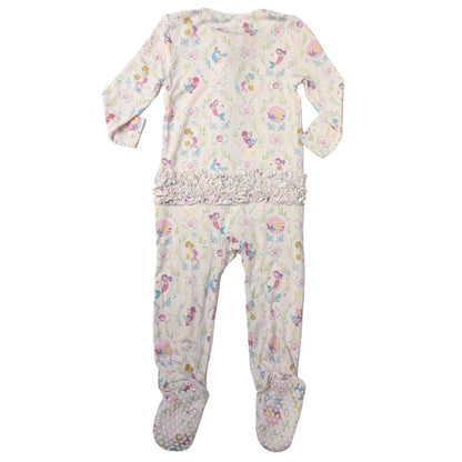 Angel Dear Ruffle Back Footie - Mermaids-653-S25-MER NB-Pumpkin Pie Kids Canada