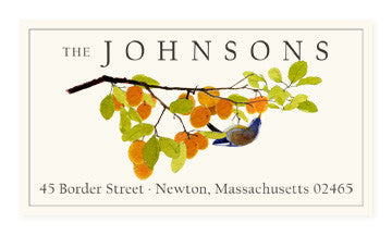 Apricot Branch - Panoramic Return Address Labels