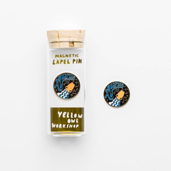 Aquarius Magnetic  Lapel Pin