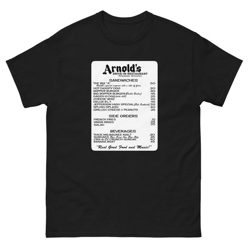 Arnold's Drive-In Menu Men's Classic Tee