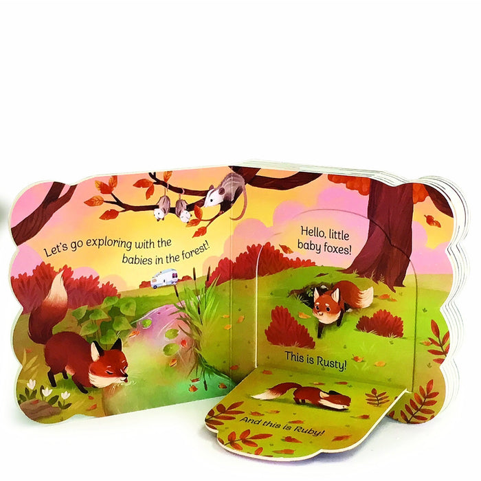 Babies in the Forest Board Book-9781680521887-Pumpkin Pie Kids Canada