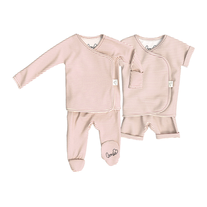 Baby Bundle - Berry Twist Footie + Romper