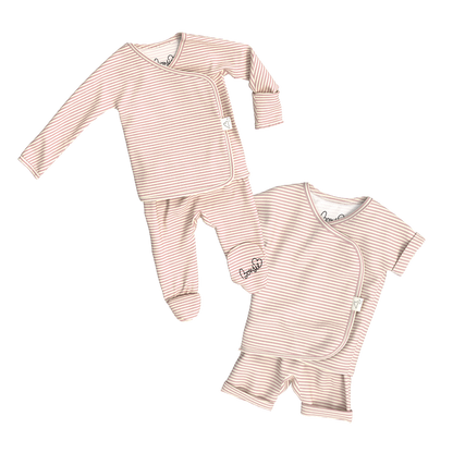 Baby Bundle - Berry Twist Footie + Romper