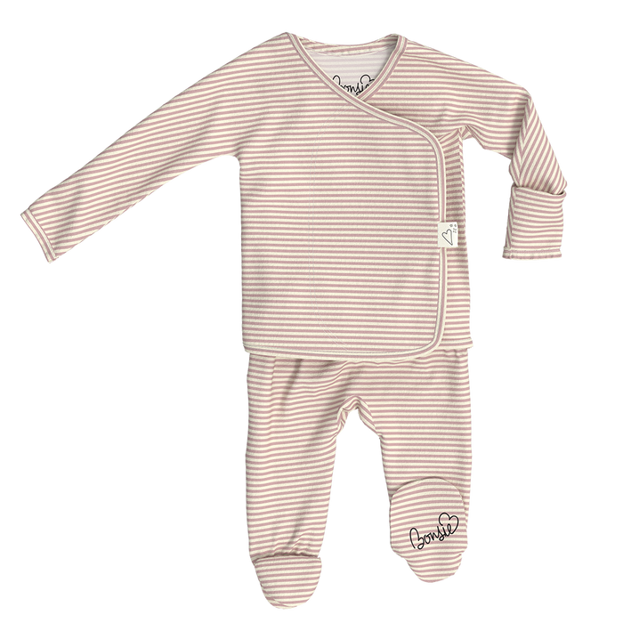 Baby Bundle - Berry Twist Footie + Romper