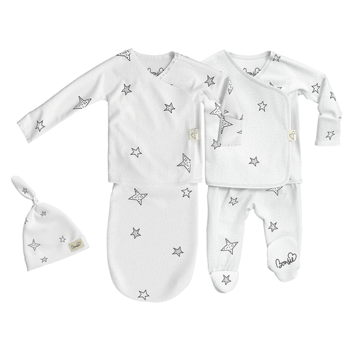 Baby Bundle - Stars Baby Bag Set + Footie