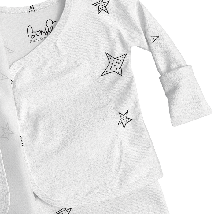 Baby Bundle - Stars Baby Bag Set + Footie