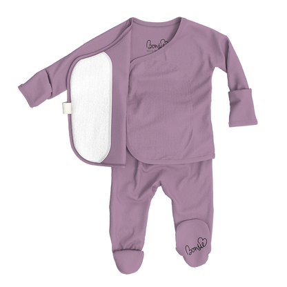 Baby Bundle Footie - Fig + Strawberries