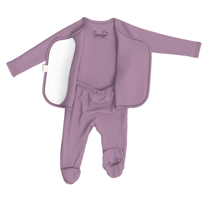 Baby Bundle Footie - Fig + Strawberries