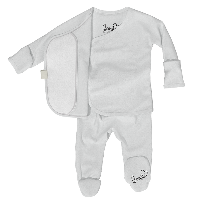 Baby Bundle Footie - Milk + Stars Twin Pack