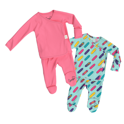 Baby Bundle Footie - Pinky Promise + Tiny Tricks