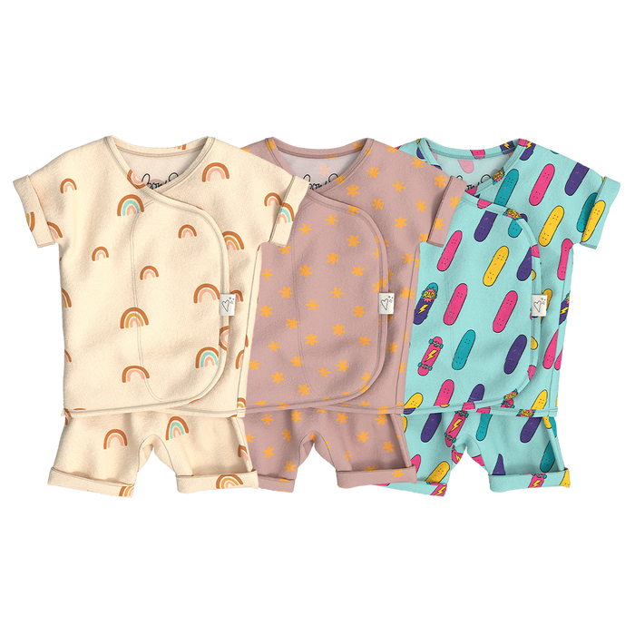 Baby Bundle Romper - Little Wishes, Galaxy Gleam + Tiny Tricks
