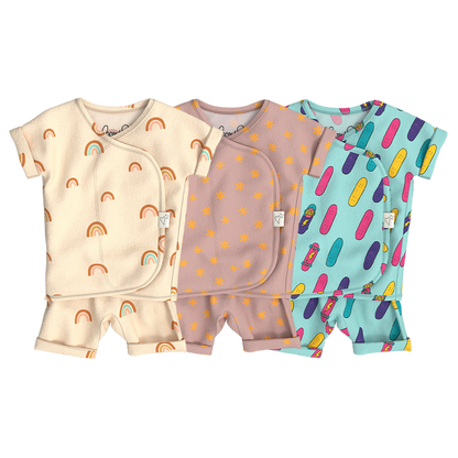 Baby Bundle Romper - Little Wishes, Galaxy Gleam + Tiny Tricks