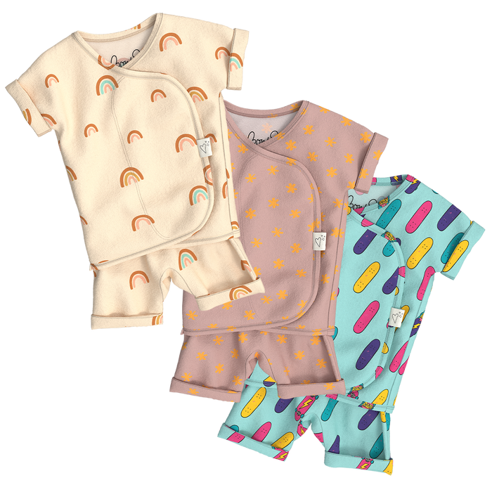 Baby Bundle Romper - Little Wishes, Galaxy Gleam + Tiny Tricks