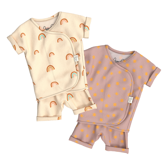 Baby Bundle Romper - Little Wishes + Galaxy Gleam
