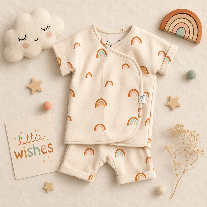 Baby Bundle Romper - Little Wishes + Galaxy Gleam