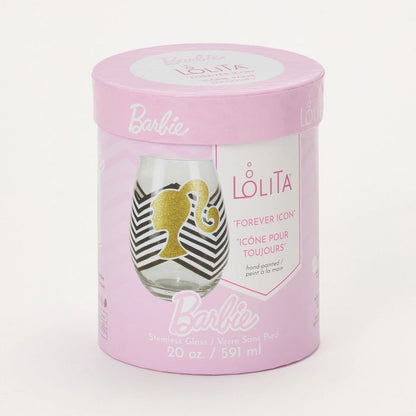 Barbie Forever Icon Stemless Glass | Designs by Lolita at Enesco Studios