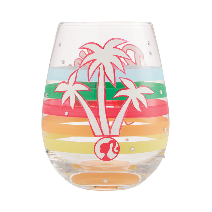 Barbie Vacay Vibes Stemless Glass | Designs by Lolita at Enesco Studios