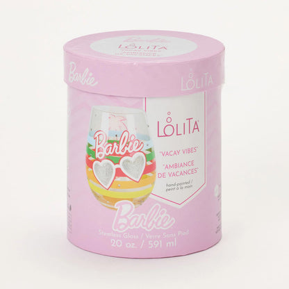 Barbie Vacay Vibes Stemless Glass | Designs by Lolita at Enesco Studios
