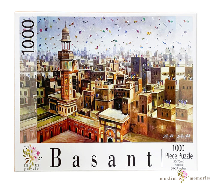 Basant Festival Jigsaw Puzzle 1000 Pieces of Colorful Fun Muslim Memories