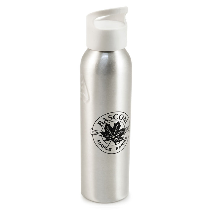 Bascom Maple Farms 22 oz. Aluminum Water Bottle, Silver