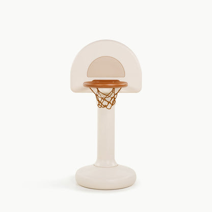 Ivory@Toddler basketball hoop designed for indoor and outdoor play