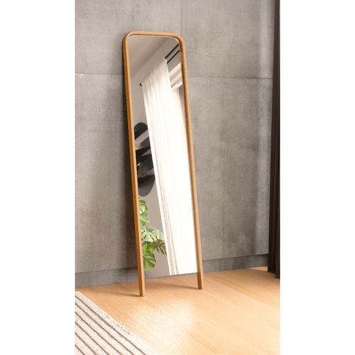 Bellwood Leaning Mirror in Oak - Short