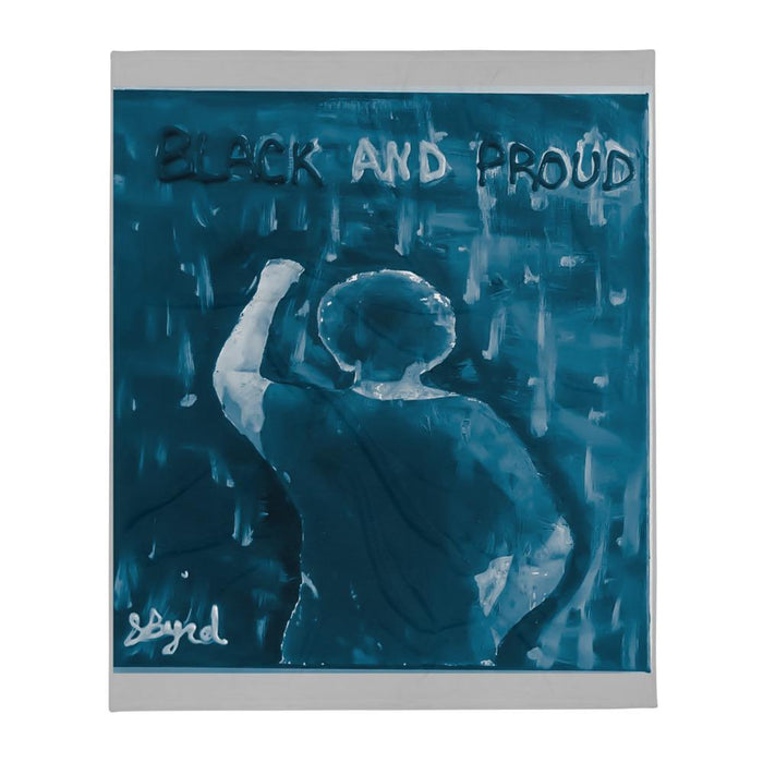 Black and Proud Throw Blanket - Shannon Alicia LLC