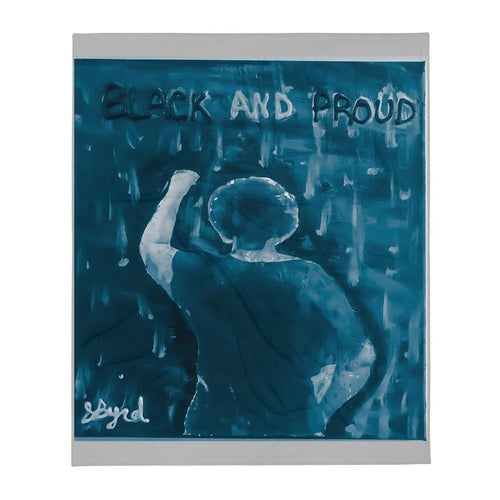 Black and Proud Throw Blanket - Shannon Alicia LLC