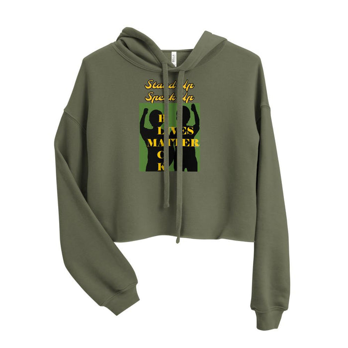 Black Lives Matter Crop Hoodie - Shannon Alicia LLC