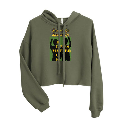 Black Lives Matter Crop Hoodie - Shannon Alicia LLC