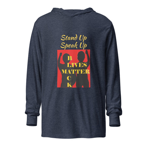 Black Lives Matter Hooded long-sleeve tee