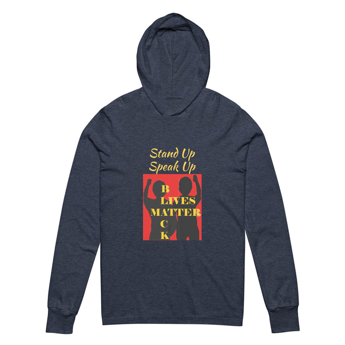 Black Lives Matter Hooded long-sleeve tee