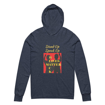 Black Lives Matter Hooded long-sleeve tee