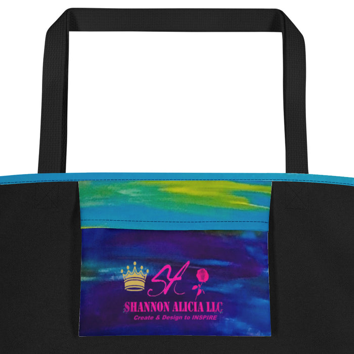 Blue Wave Beach Bag
