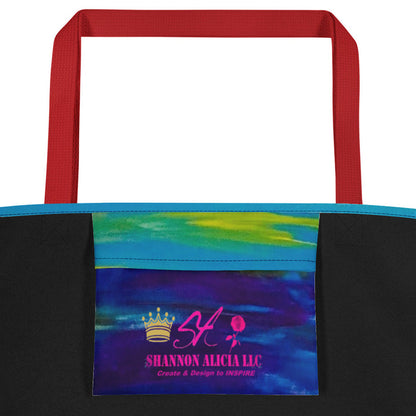 Blue Wave Beach Bag