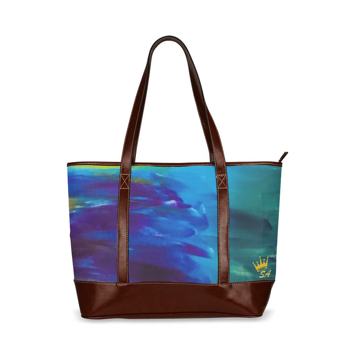 Blue Wave Tote Bag