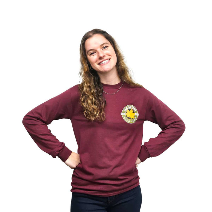 BMF Maroon Long Sleeve Tee Shirt (3XL)
