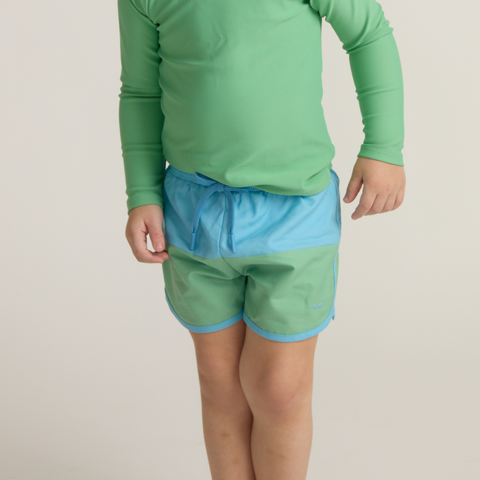 boys island edge colorblock boardie