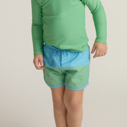 boys island edge colorblock boardie