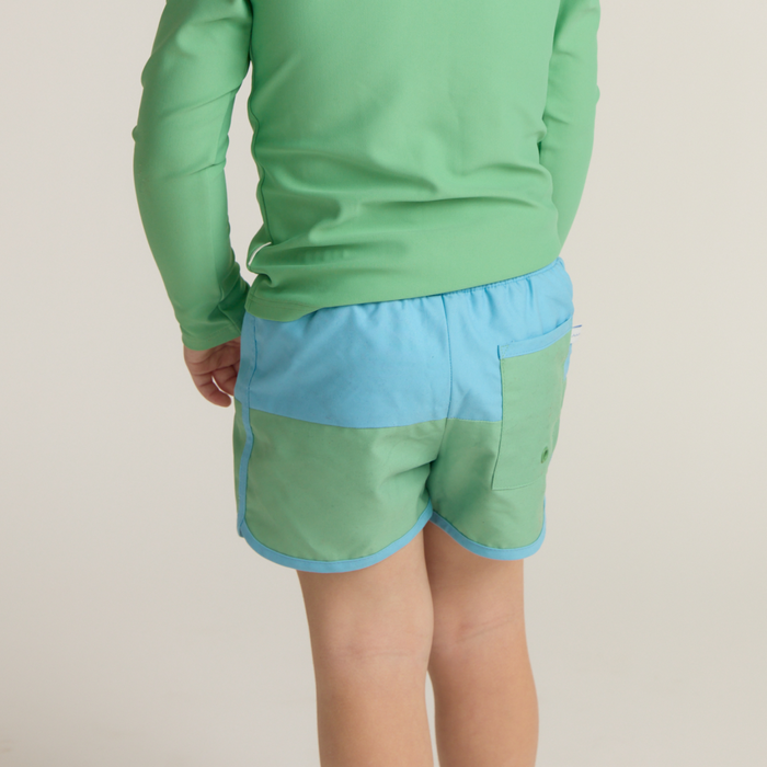 boys island edge colorblock boardie