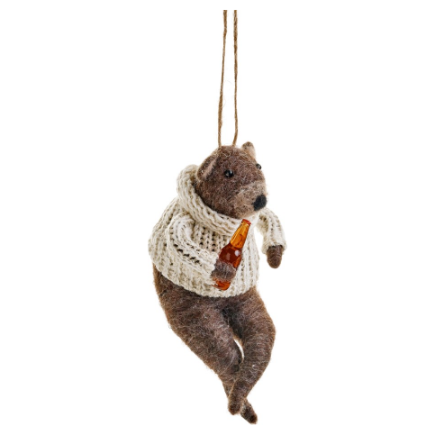 Brown Bear Ornament