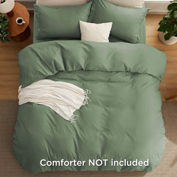 GentleSoft™ Brushed Microfiber Duvet Cover Sets With Fitted Sheet