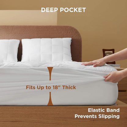 GentleSoft™ Brushed Polyester Microfiber Heated Mattress Pad