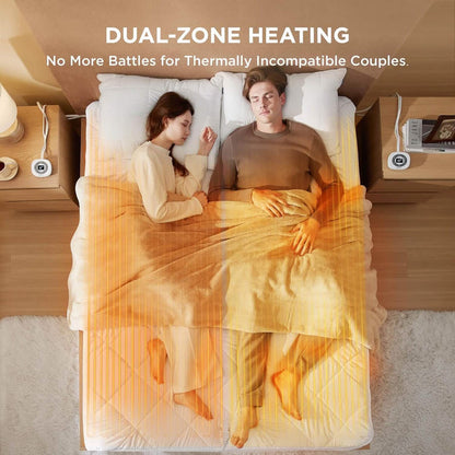 GentleSoft™ Brushed Polyester Microfiber Heated Mattress Pad