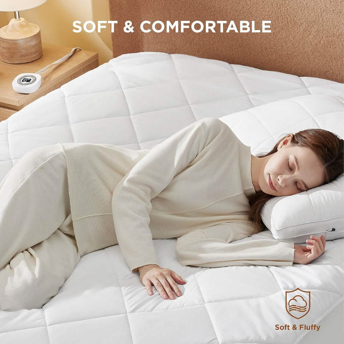 GentleSoft™ Brushed Polyester Microfiber Heated Mattress Pad