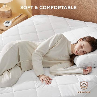 GentleSoft™ Brushed Polyester Microfiber Heated Mattress Pad
