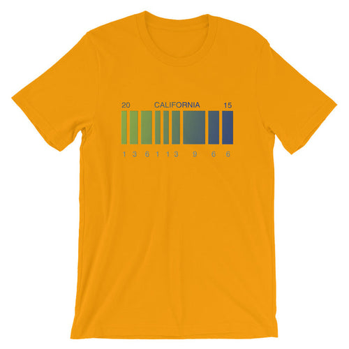 BTTF California 2015 License Plate Short-Sleeve Unisex T-Shirt