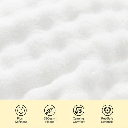 Bubble Fleece Pet Blanket Set