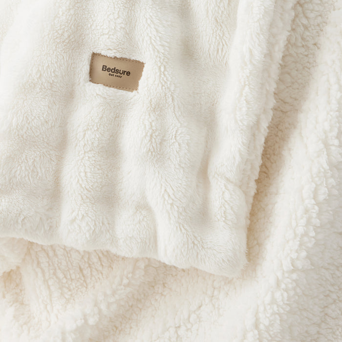 Bubble Sherpa Fleece Blanket