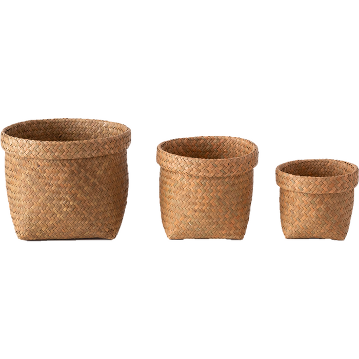 Bulrush Baskets - Round